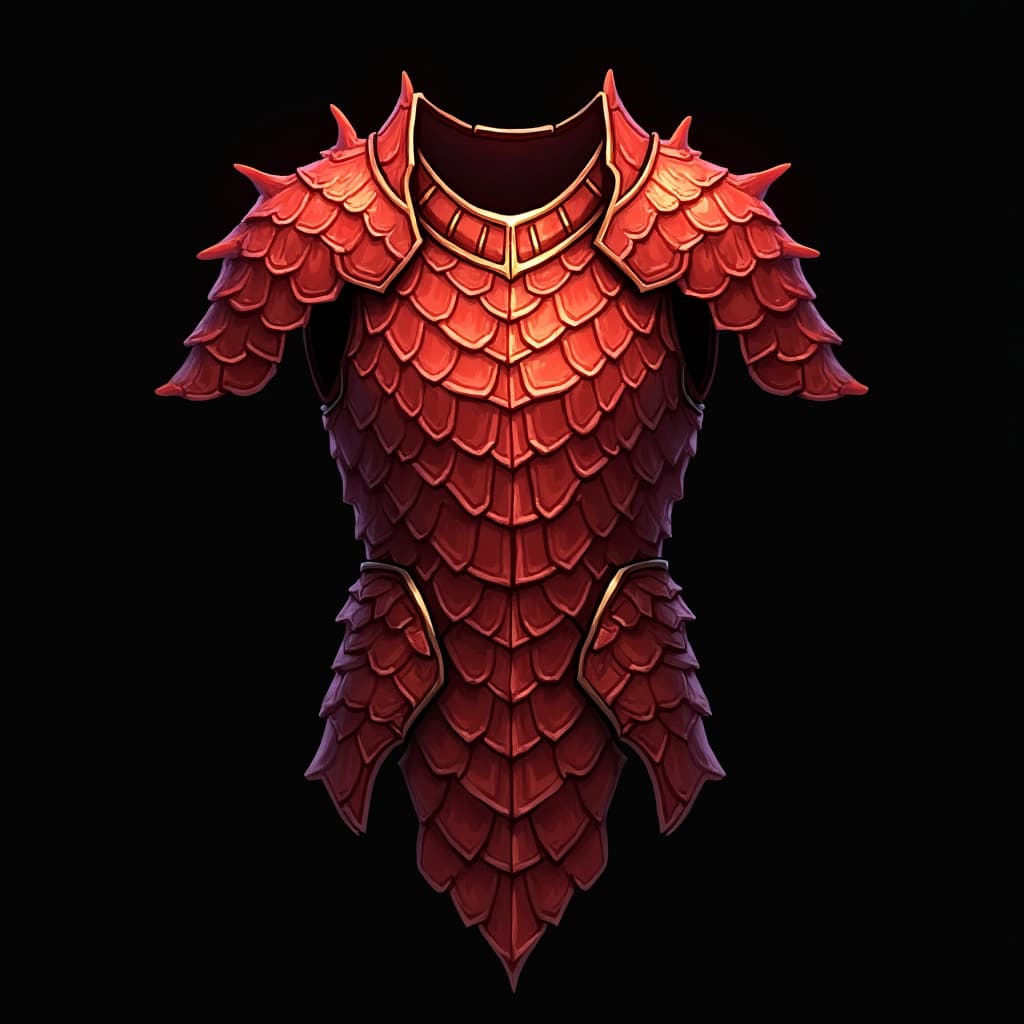 Red Dragon Scale Mail