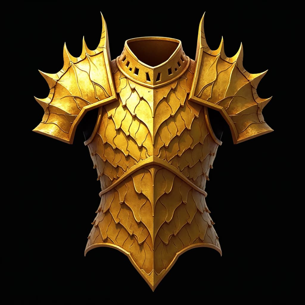 Gold Dragon Scale Mail