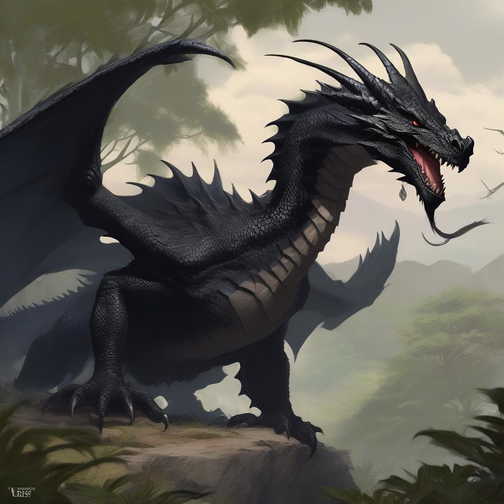 Adult Black Dragon