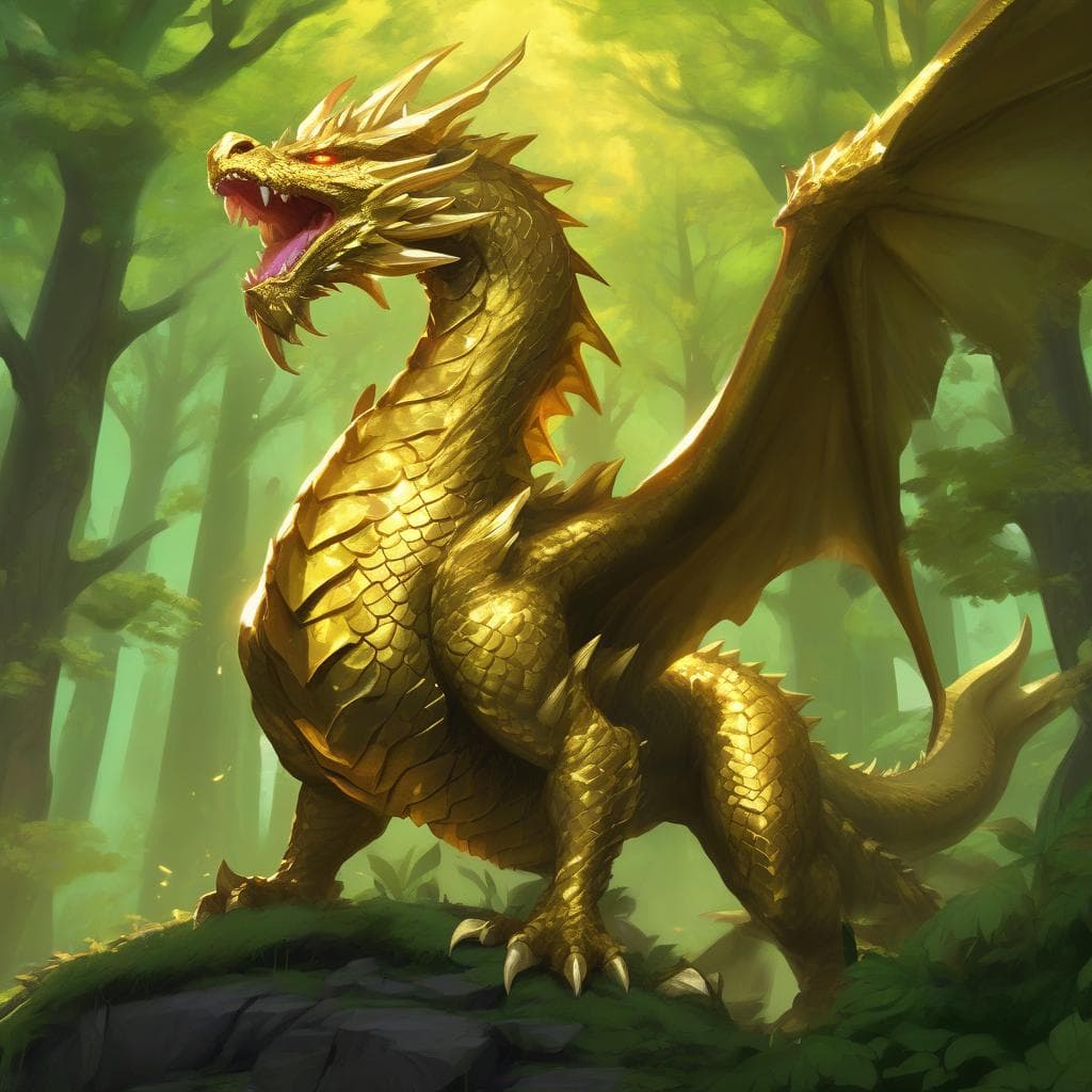 Adult Gold Dragon
