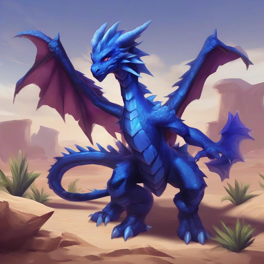 Blue Dragon Wyrmling