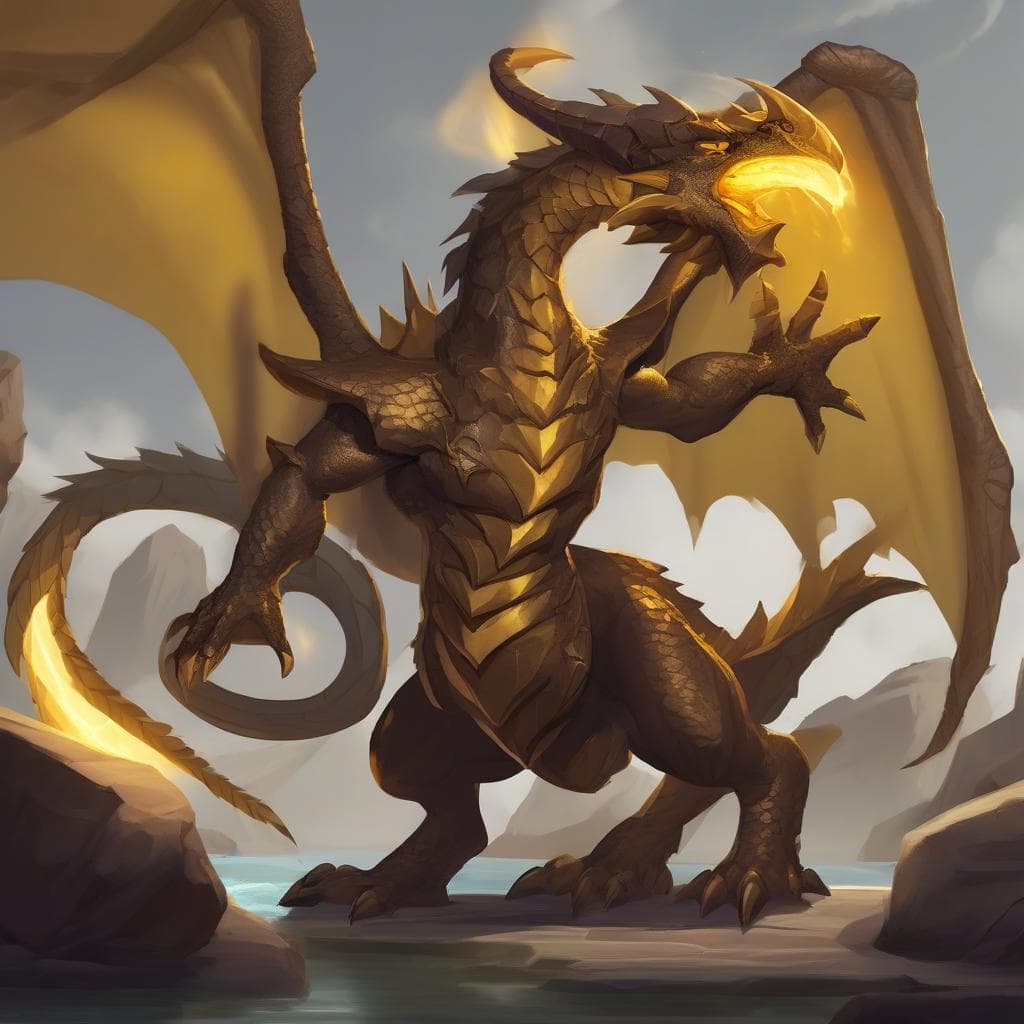 Bronze Dragon Wyrmling