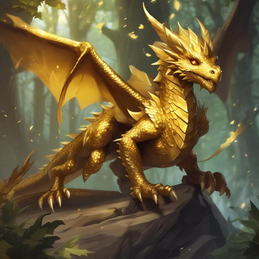 Gold Dragon Wyrmling