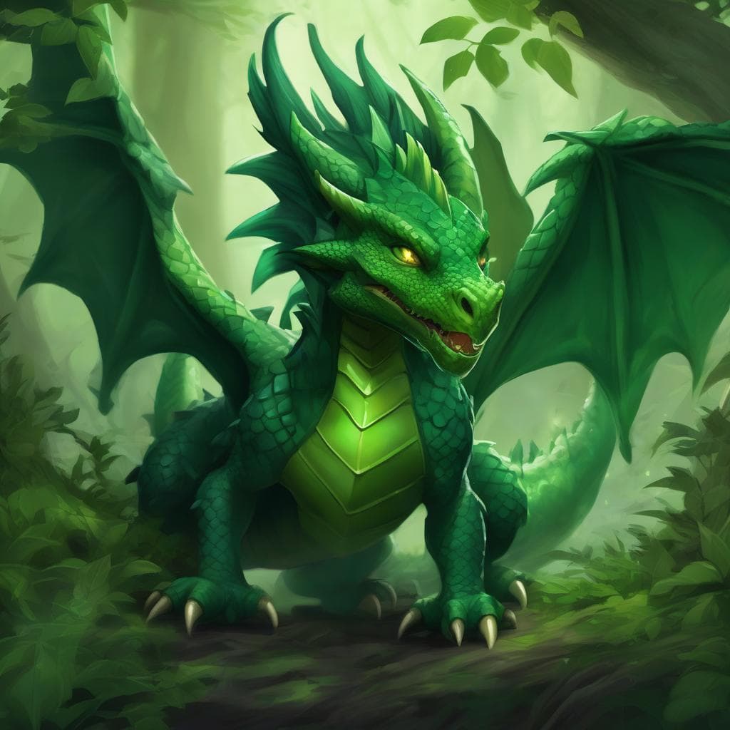 Green Dragon Wyrmling