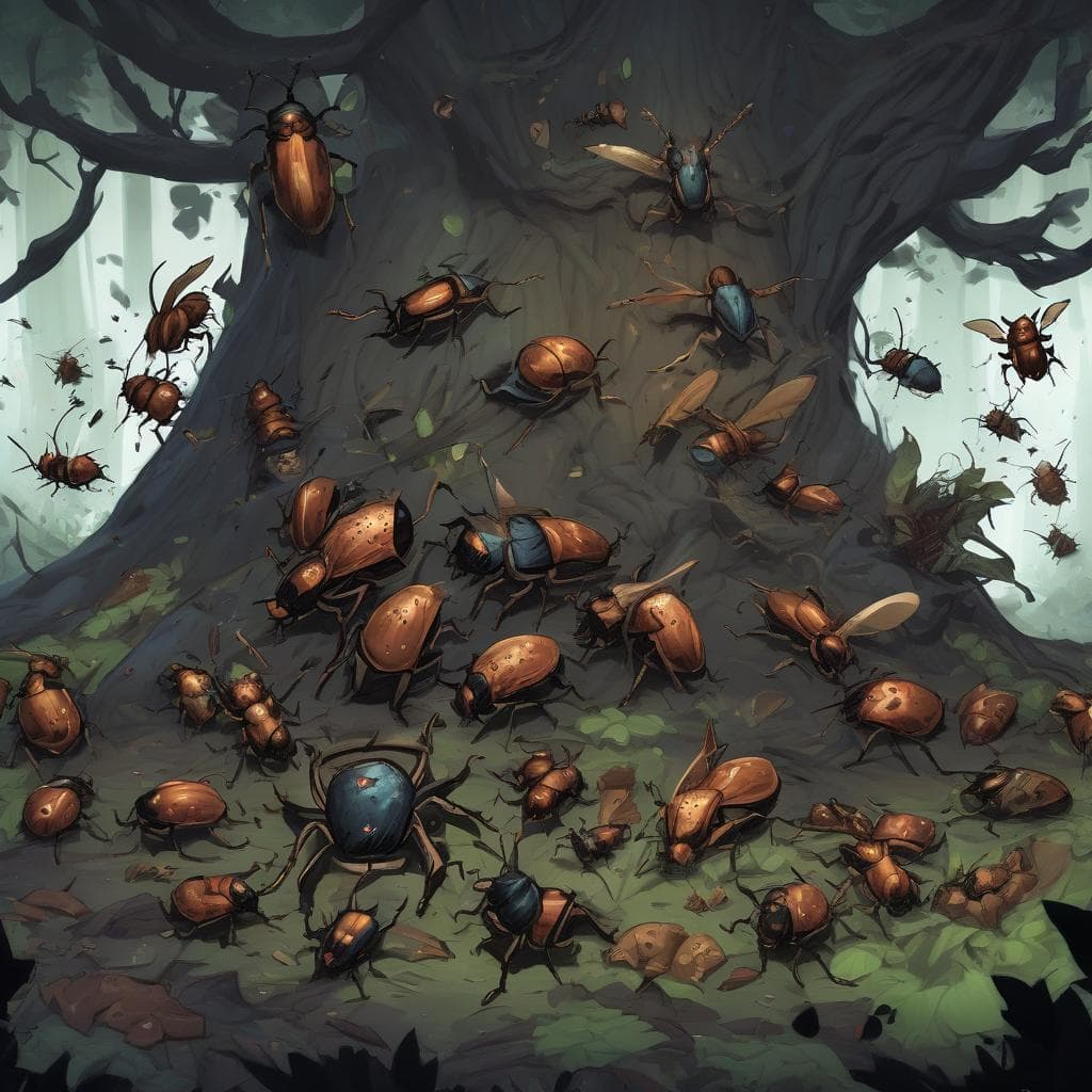 Swarm of Beetles