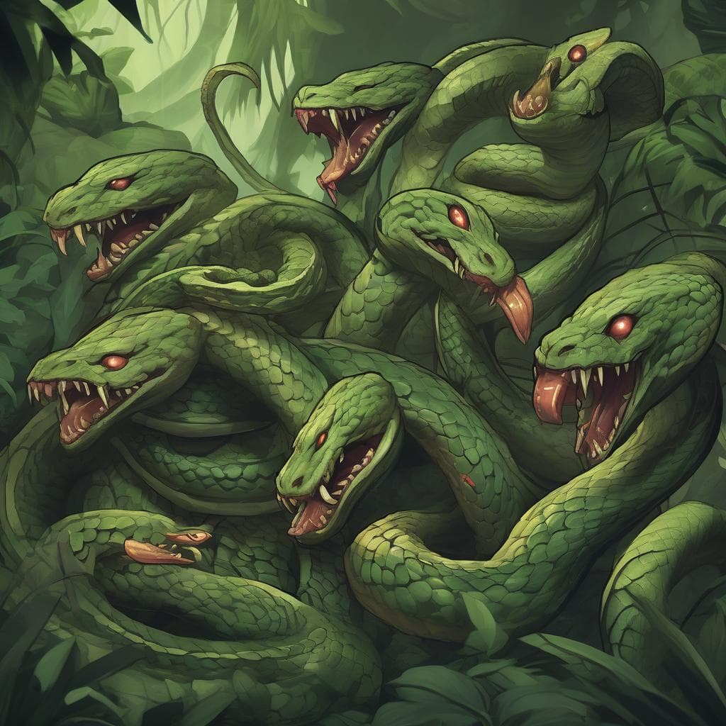 Swarm of Poisonous Snakes