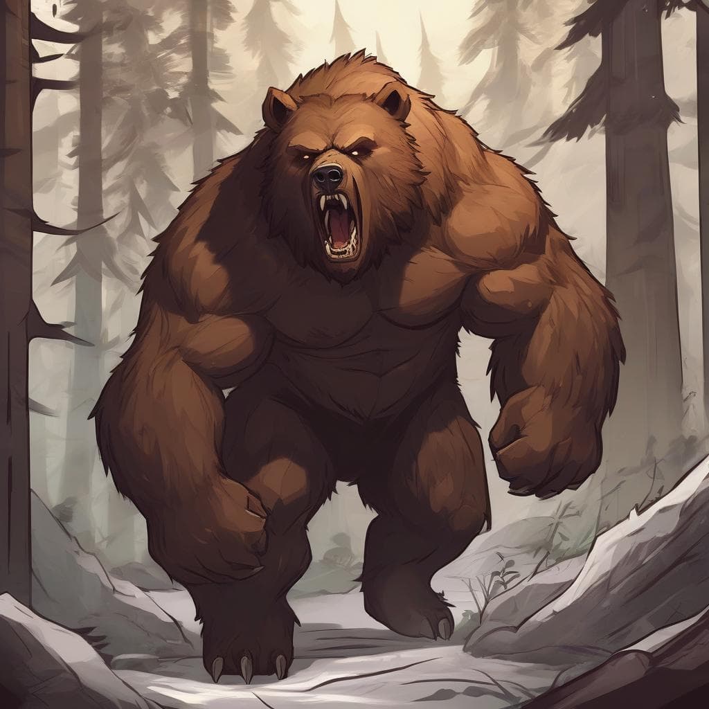Werebear, Bear Form