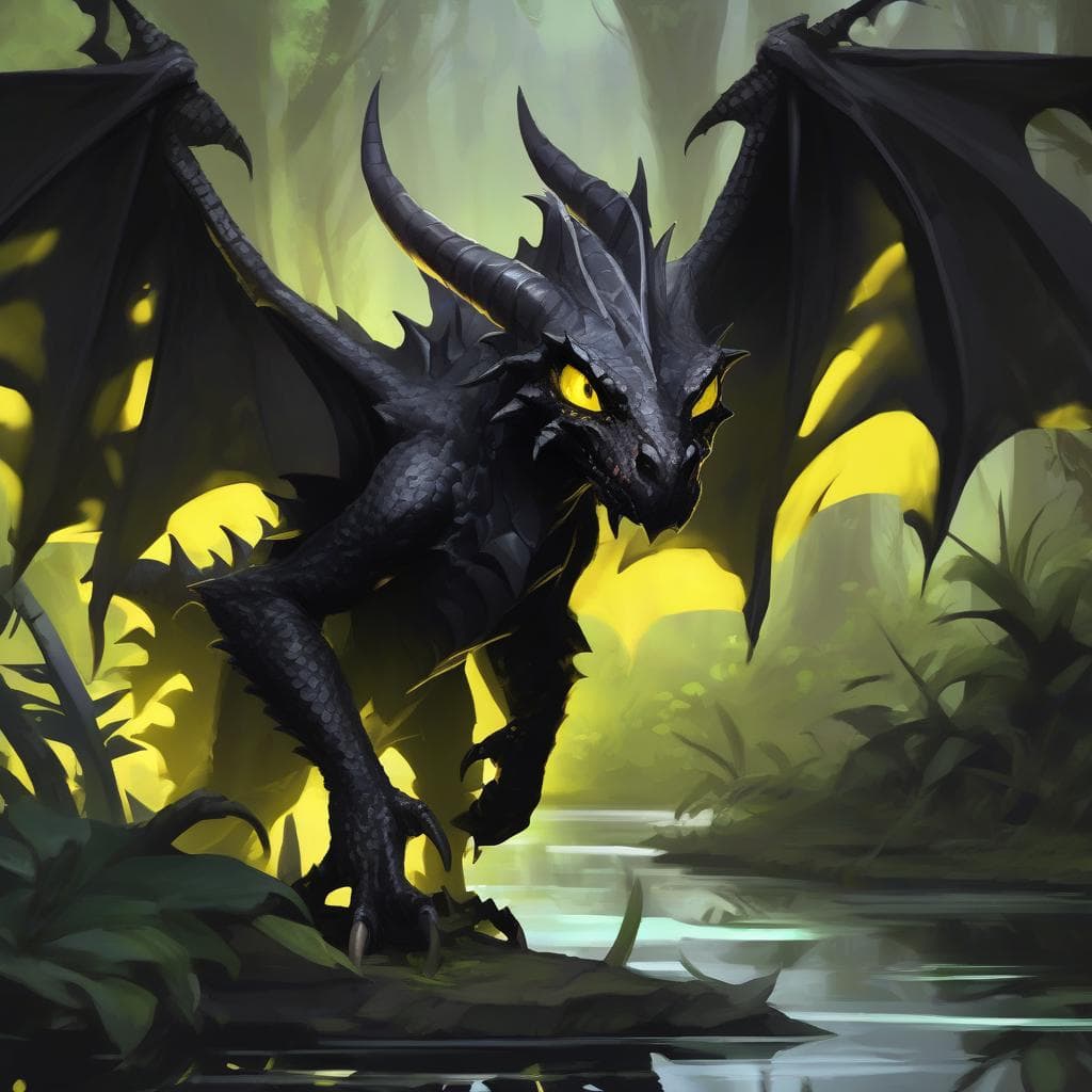 Young Black Dragon