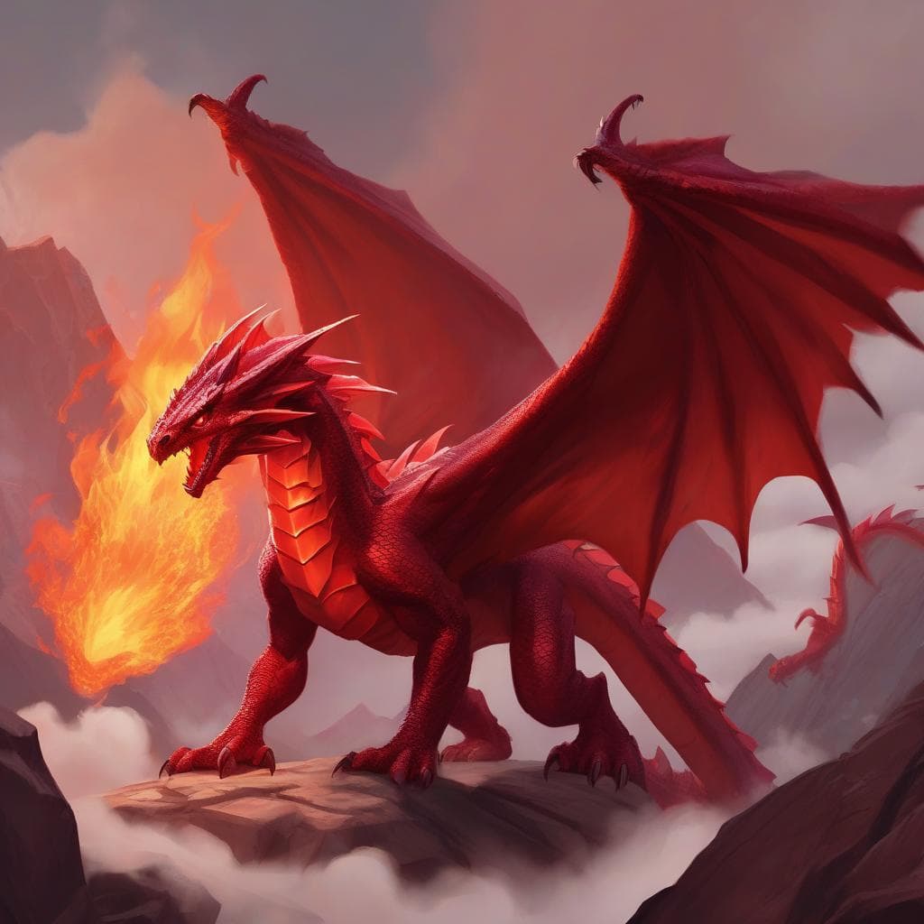 Young Red Dragon