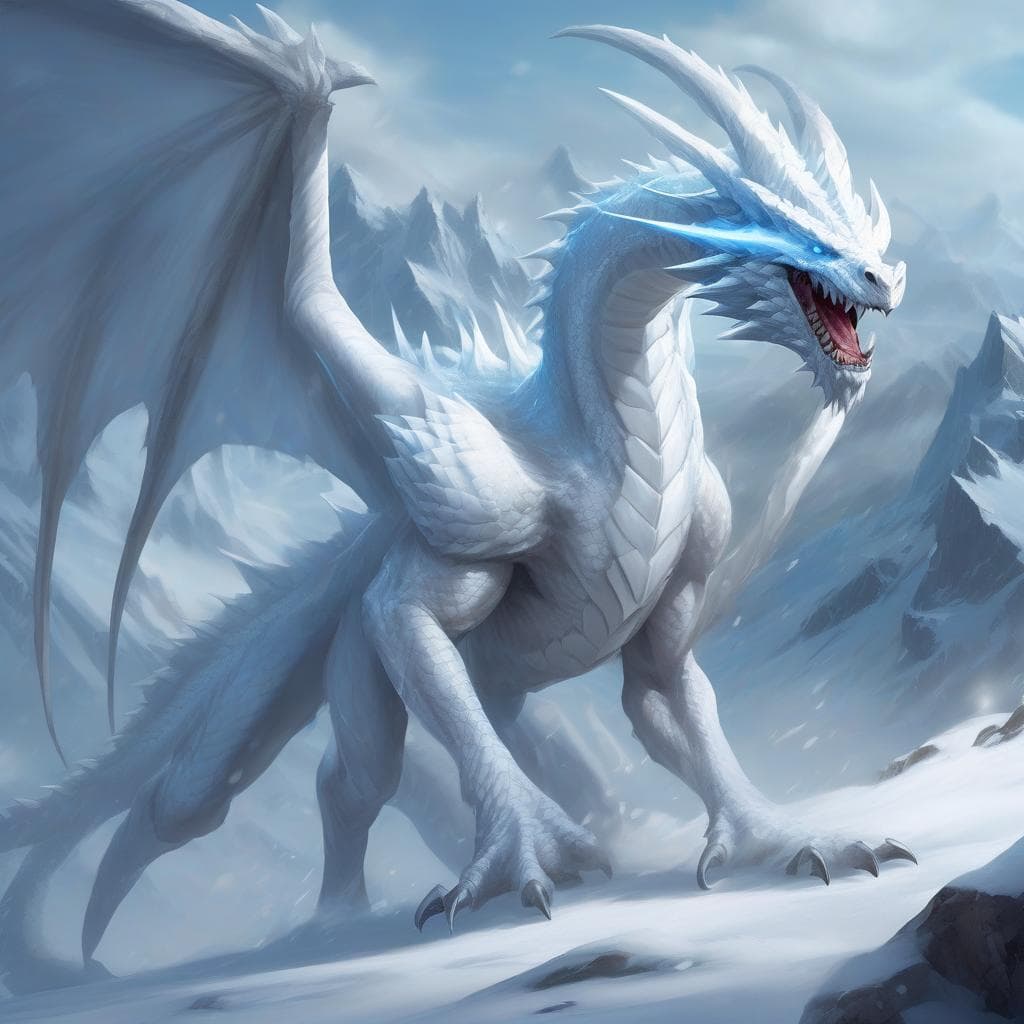 Young White Dragon